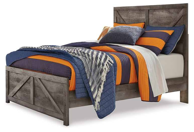 Ashley Express - Cama con paneles Wynnlow Crossbuck