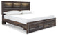 Cama-librería Drystan con dos cajones de almacenamiento