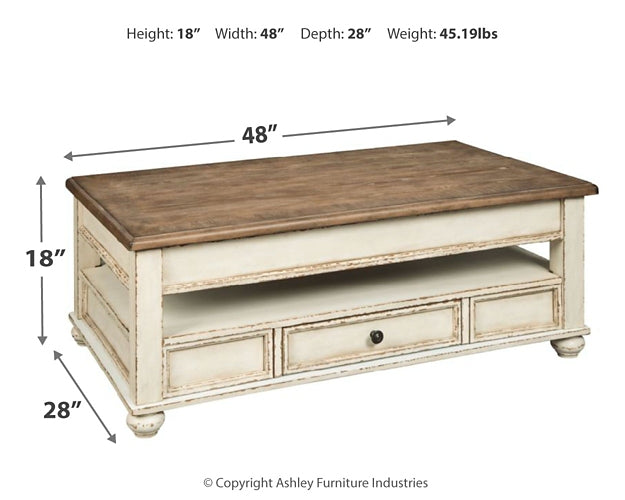 Ashley Express - Mesa de cóctel elevable Realyn