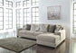 Seccional Ardsley de dos piezas con chaise longue