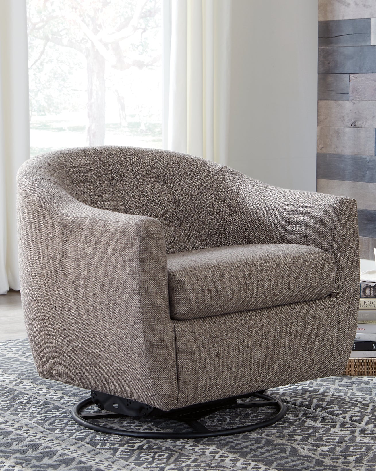 Silla giratoria con acento Upshur