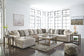 Seccional Ardsley de 5 piezas con chaise longue
