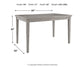 Ashley Express - Mesa de comedor rectangular Parellen