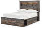 Cama-librería Drystan con 4 cajones de almacenamiento