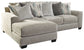 Seccional Ardsley de dos piezas con chaise longue