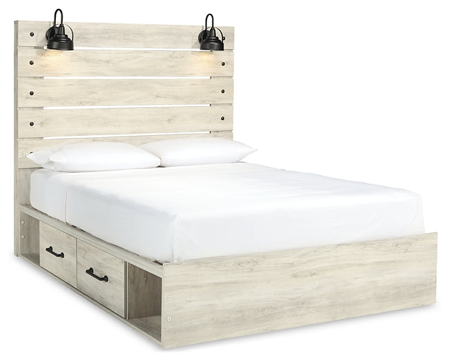 Cama con paneles Cambeck y dos cajones de almacenamiento