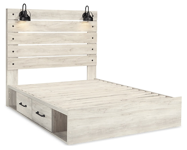 Cama con paneles Cambeck y dos cajones de almacenamiento