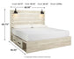 Cama con paneles Cambeck y dos cajones de almacenamiento