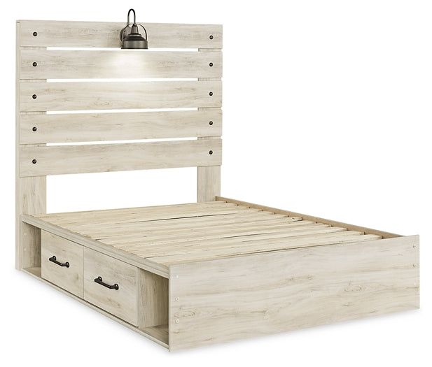 Cama con paneles Cambeck y dos cajones de almacenamiento