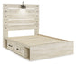 Cama con paneles Cambeck y dos cajones de almacenamiento