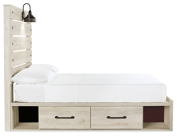 Cama con paneles Cambeck y dos cajones de almacenamiento