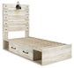 Cama con paneles Cambeck y dos cajones de almacenamiento