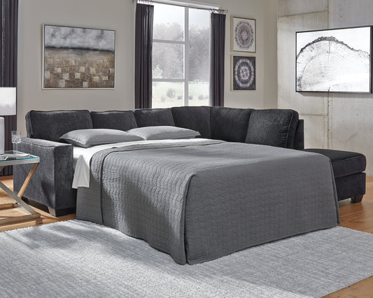 Sofá cama seccional de dos piezas Altari con chaise longue