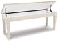 Ashley Express - Banco de almacenamiento Skempton