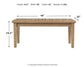 Ashley Express - Mesa de cóctel rectangular Gerianne