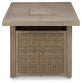 Mesa de fogata rectangular Beachcroft