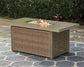 Mesa de fogata rectangular Beachcroft