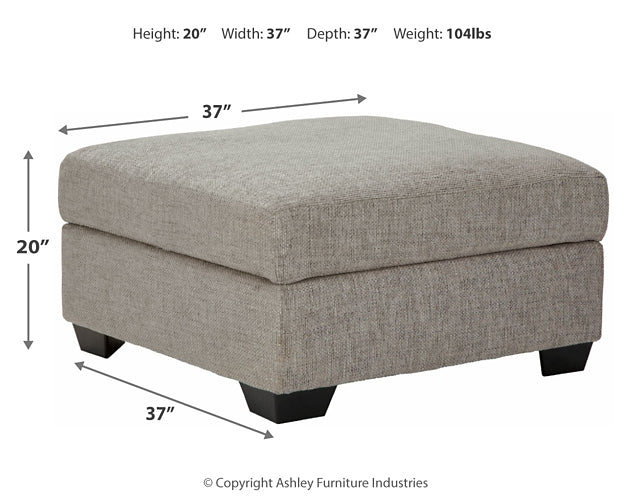 Ashley Express - Otomana Megginson con almacenamiento
