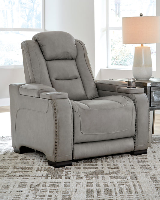 Sillón reclinable eléctrico/reposacabezas ajustable Man-Den