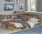 Ashley Express - Cama con almacenaje y librería Oliah