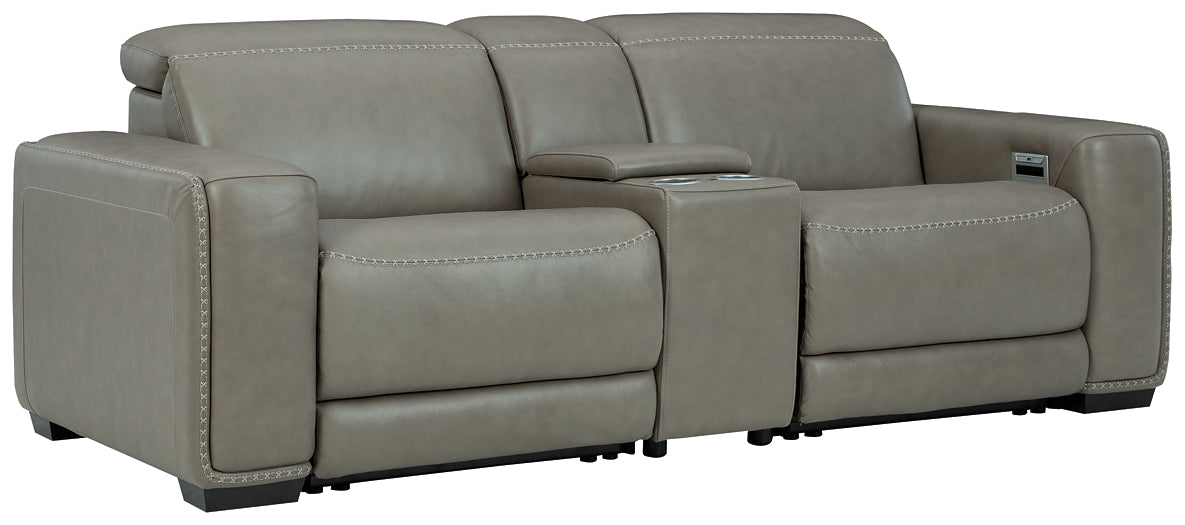 Loveseat seccional reclinable eléctrico de 3 piezas Correze