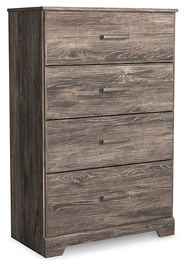 Cómoda de cuatro cajones Ralinksi