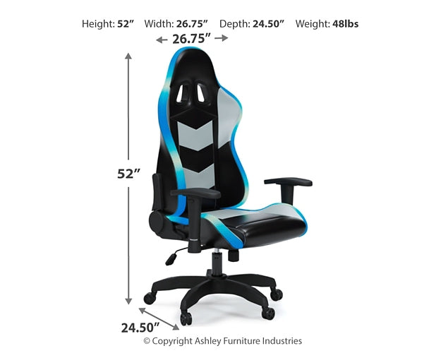 Ashley Express - Silla de escritorio giratoria Lynxtyn para oficina en casa