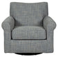 Sillón giratorio con acento deslizante Renley