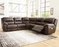 Seccional reclinable eléctrico Dunleith de 5 piezas