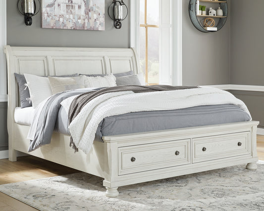 Ashley Express - Cama tipo trineo Robbinsdale con espacio de almacenamiento