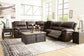 Seccional reclinable eléctrico Dunleith de 5 piezas