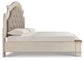 Cama tapizada con almacenaje Realyn