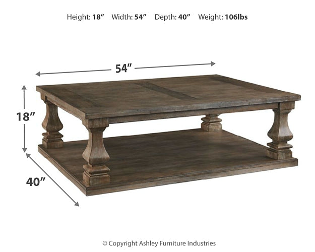 Ashley Express - Mesa de cóctel rectangular Johnelle