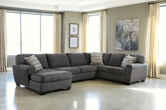 Seccional Ambee de 3 piezas con chaise longue