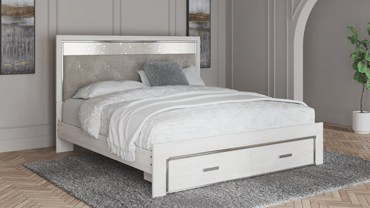 Cama tapizada con almacenaje Altyra