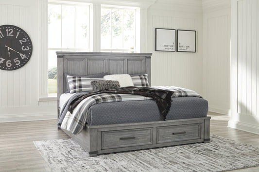 Cama con almacenamiento Russelyn