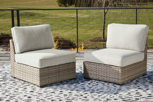 Ashley Express - Sillón Calworth sin brazos con cojín (2 unidades)