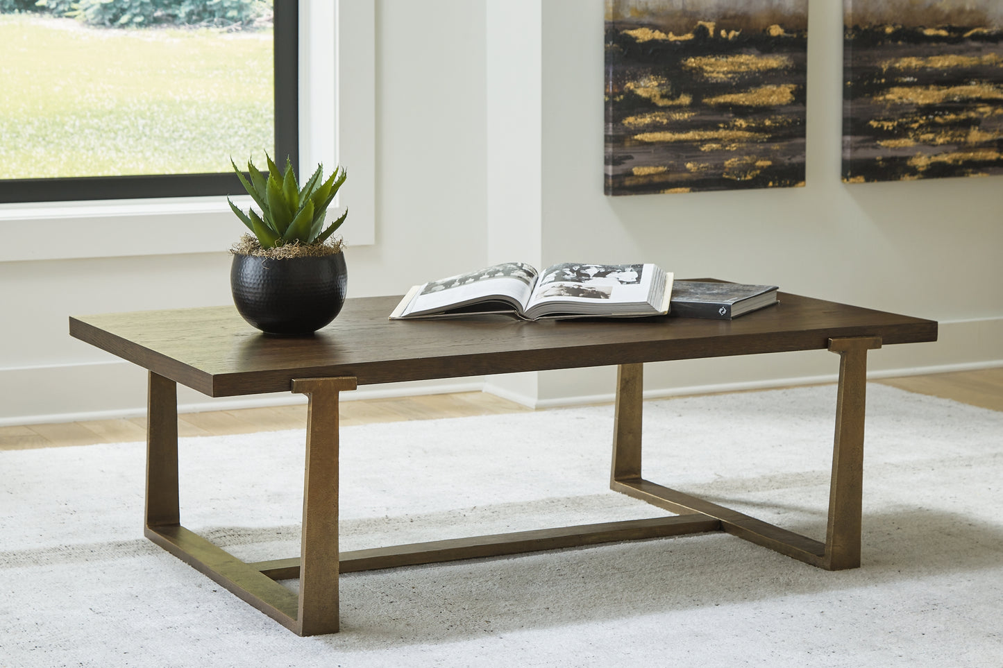 Ashley Express - Mesa de cóctel rectangular Balintmore