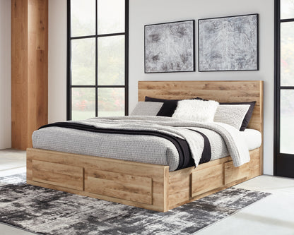 Cama Hyanna con almacenamiento y 1 cajón debajo