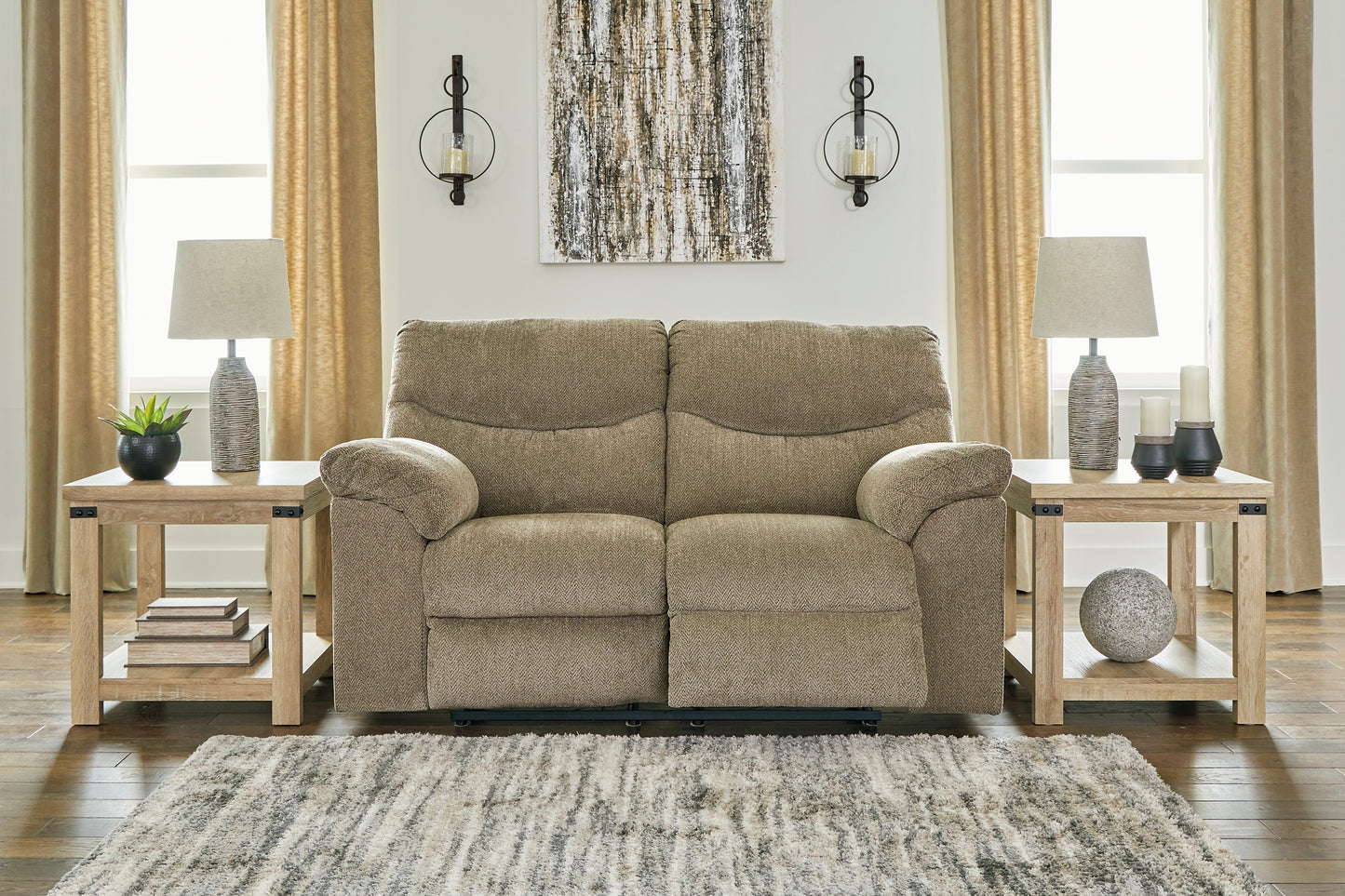 Loveseat reclinable Alphons
