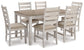 Juego de mesa de comedor Skempton (7 piezas)