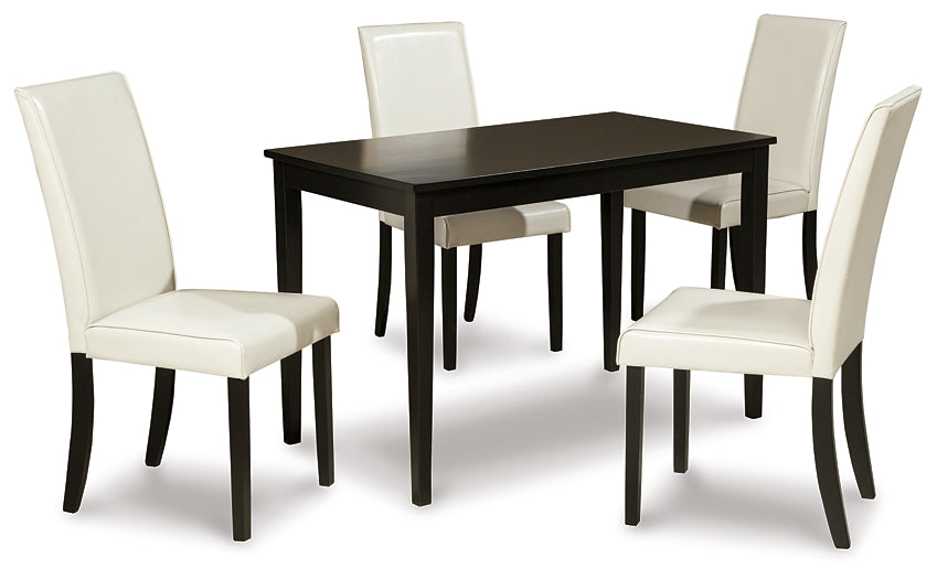 Ashley Express - Mesa de comedor y 4 sillas Kimonte