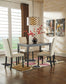 Ashley Express - Mesa de comedor y 4 sillas Kimonte