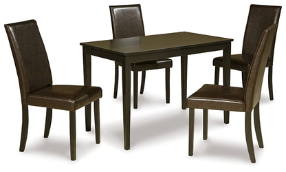 Ashley Express - Mesa de comedor y 4 sillas Kimonte