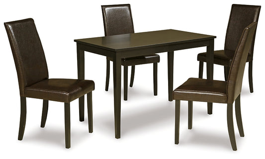 Ashley Express - Mesa de comedor y 4 sillas Kimonte