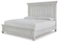 Cama Kanwyn Queen con paneles y tocador con espejo