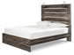 Cama con paneles Drystan, cómoda y espejo