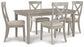 Ashley Express - Mesa de comedor Parellen y 4 sillas