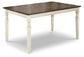 Ashley Express - Mesa de comedor rectangular Whitesburg