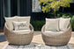 Sillón giratorio Danson con cojín (2 unidades)